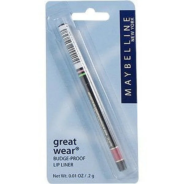 5 Pack Top-notch Wear Budge Proof Lip Liner Rose (Maybelline)