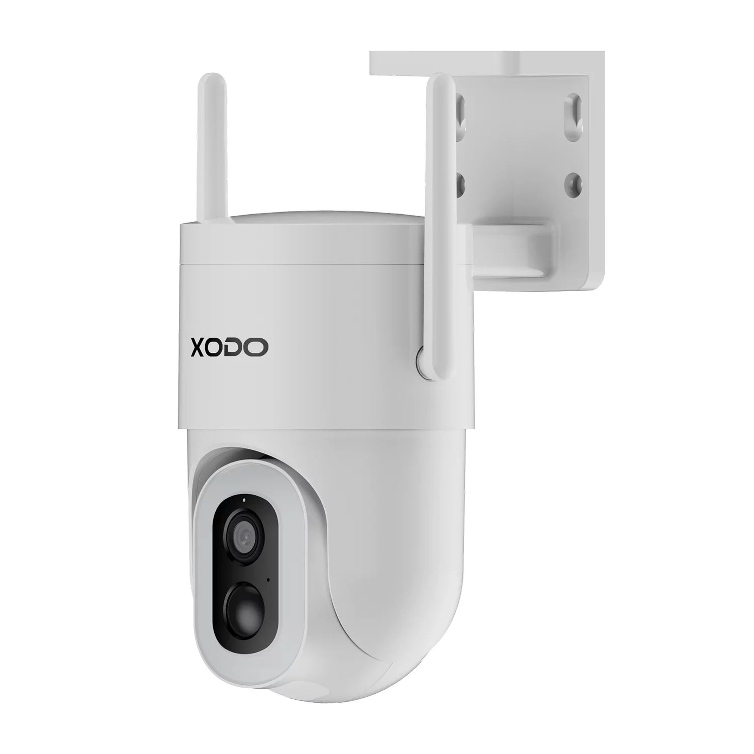 XODO E15 Solar Outdoor Wireless Camera for Home Security System, 2K 3MP Floodlight Pan-Tilt 360° View Cam with Color Night Vision, 2-Way Audio, Motion Detection, Siren, App Remote – Cloud/SD