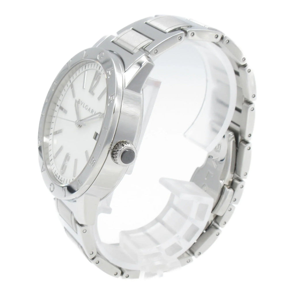Pre-Owned BVLGARI Bvlgari Bvlgari Wrist Watch Watch Wrist Watch BB41S Mechanical Automatic White Stainless Steel BB41S (Good)