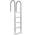 XtremepouwerUS 5-Step Swimming Pool Ladder Stainless Steel Steps, In-Ground Pool Step