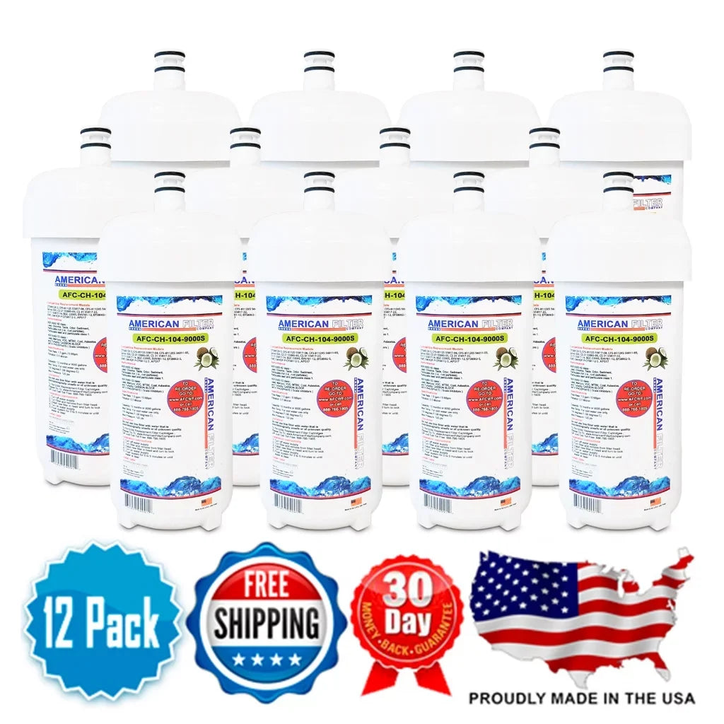 AFC Brand , Water Filters , Model # AFC-CH-104-9000S , Fitting with Cuno® AP500 - 12 Filters - Made in U.S.A.