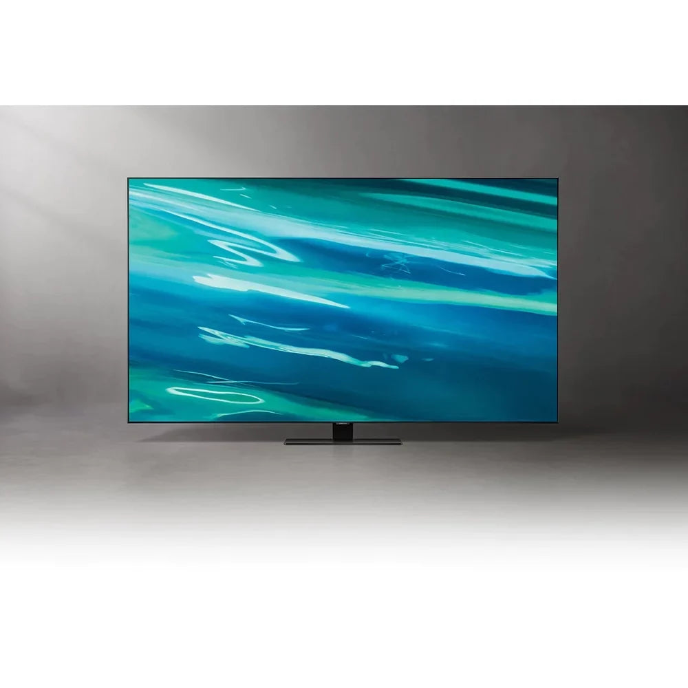 Restored Samsung QN55Q80AA 55 Inch QLED 4K UHD Smart TV (2021) Bundle with 2 Year Premium Extended Protection Plan (Refurbished)