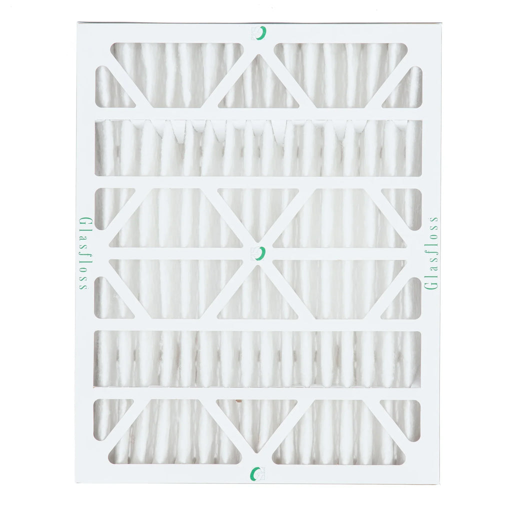 6 Pack of 20x24x4 MERV 13 Pleated 4" Inch Air Filters by Glasfloss. Actual Size: 19-3/8 x 23-3/8 x 3-3/4