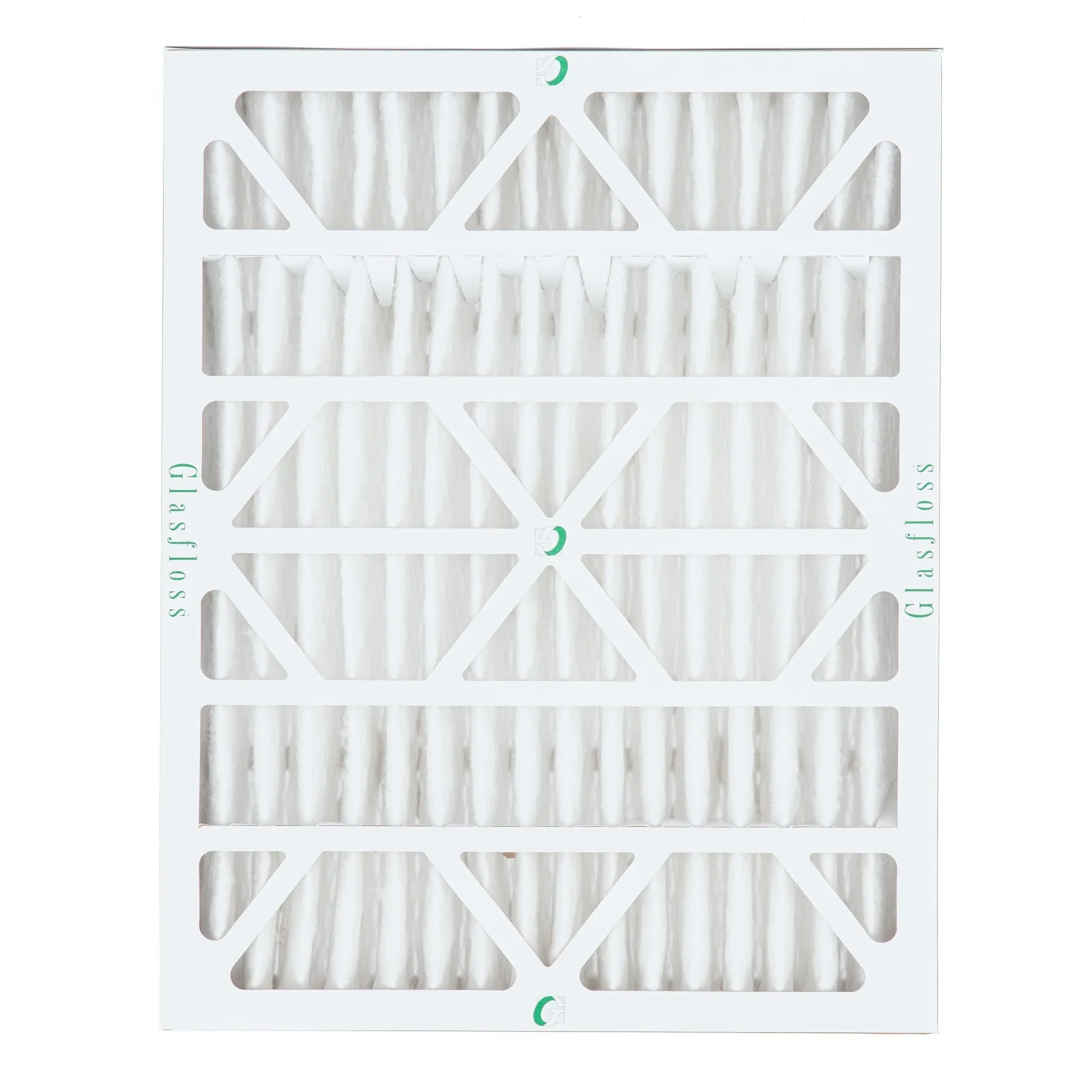 6 Pack of 20x24x4 MERV 13 Pleated 4" Inch Air Filters by Glasfloss. Actual Size: 19-3/8 x 23-3/8 x 3-3/4