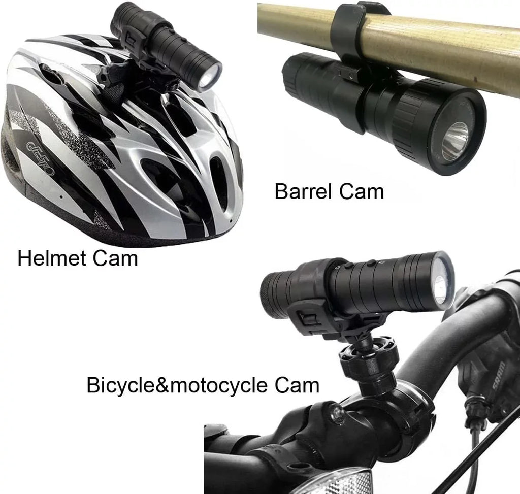 Sport Action DV Camera, Waterproof Hunting Camera for Clay Shooting and Hunting Helmet Cam Body Mounted