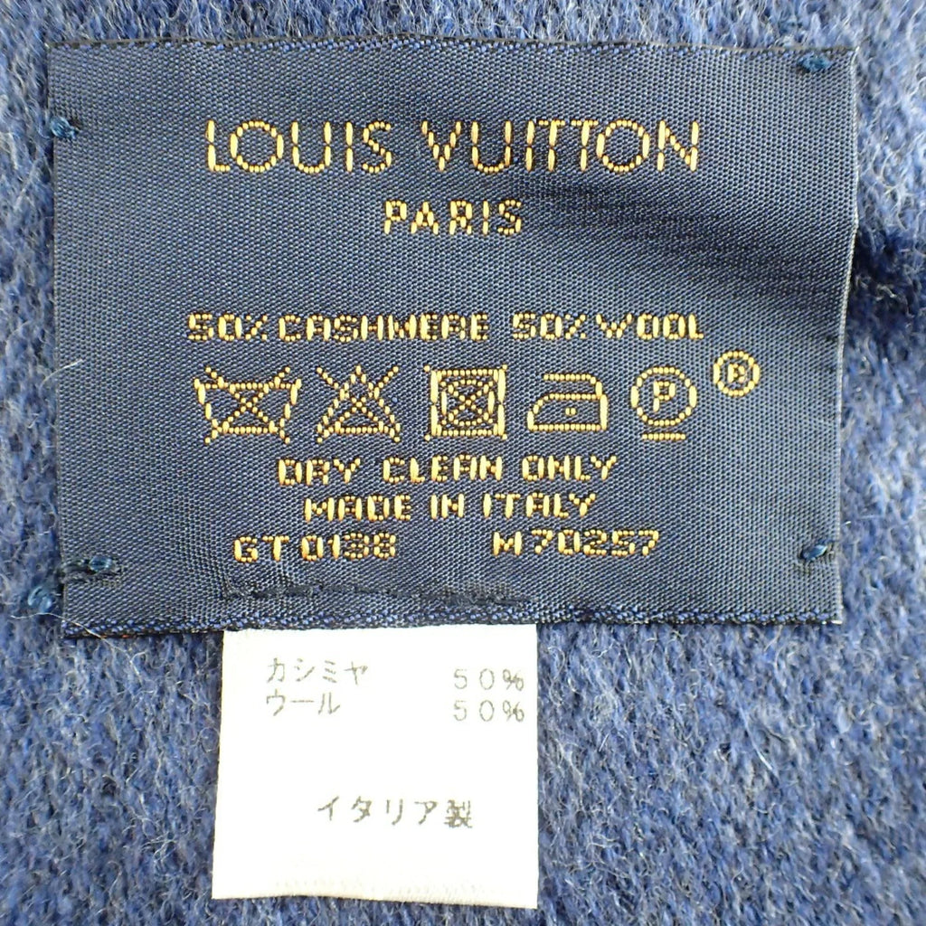 Pre-Owned LOUIS VUITTON M70257 Monogram Scarf Gradient Blue Marine Men's (Good)