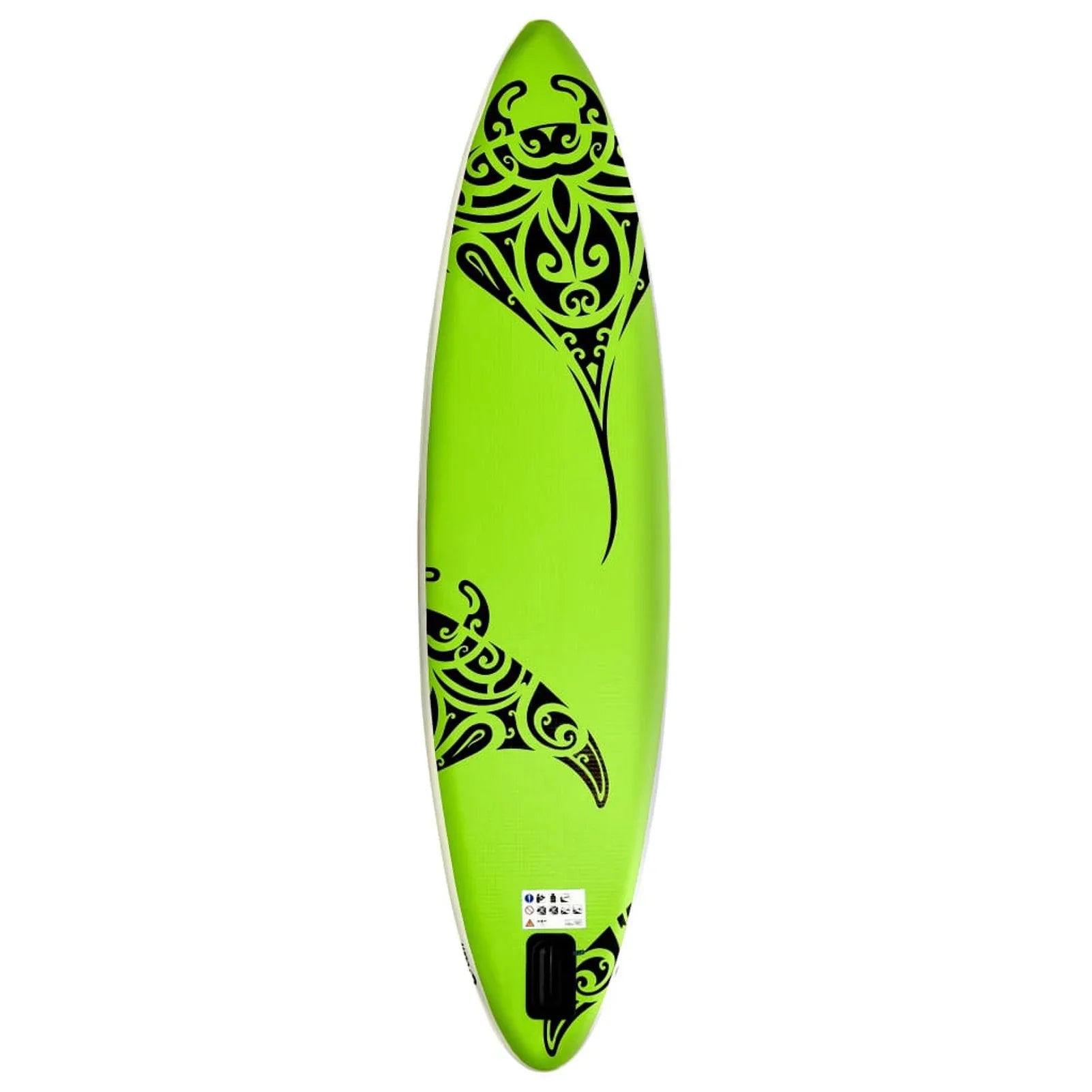 Andoer Inflatable Paddleboard Set 126"x29.9"x5.9" Green