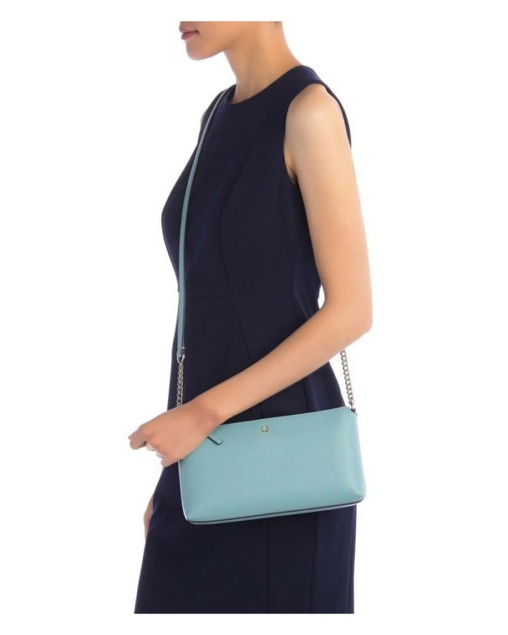 Kate Spade Sawyer Street Declan Leather Crossbody Bag WKRU6081 SEASIDE