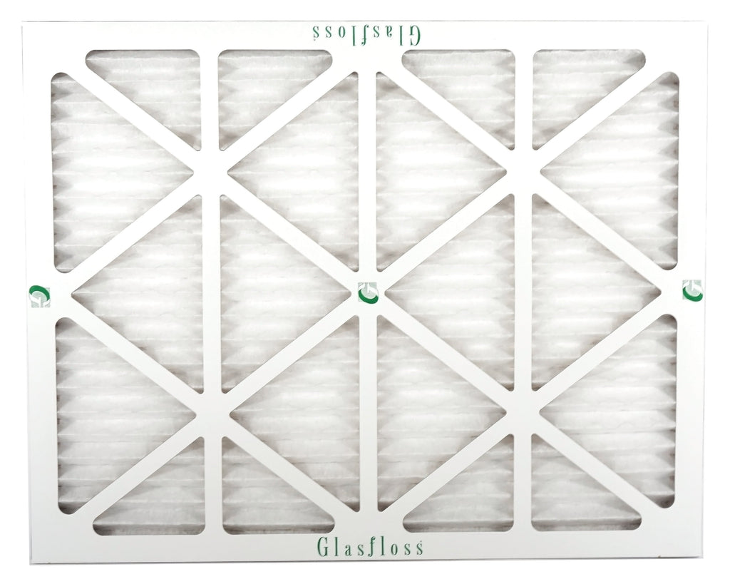 Glasfloss 22x28x1 - MERV 10 -Qty:4 - Furnace Air Filter - Made in USA (Actual Size: 21.5 x 27.5x7/8 inch)