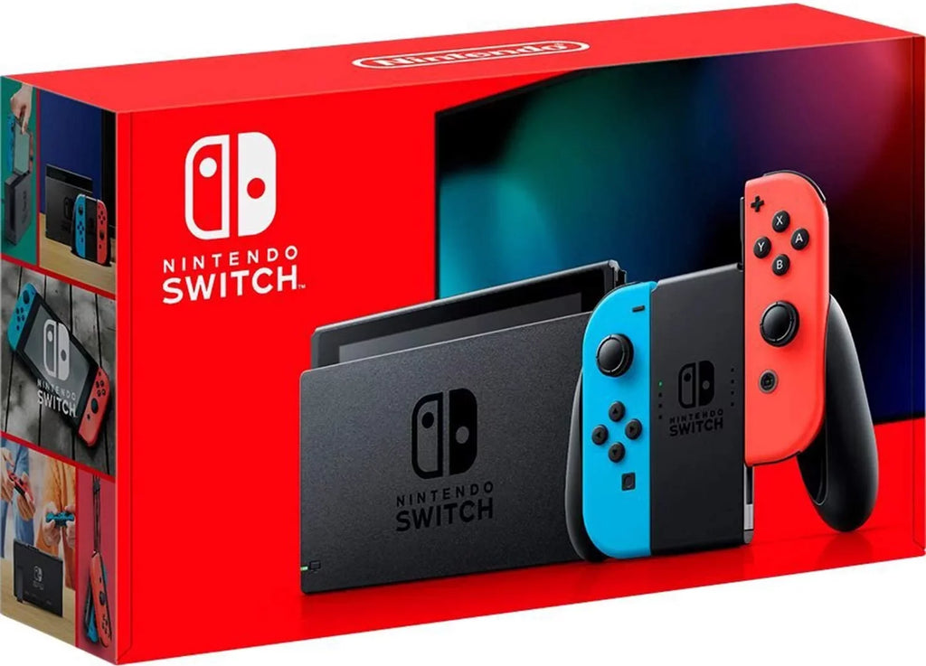 Nintendo - Switch 32GB Console - Neon Red/Neon Blue Joy-Con459