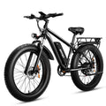 AMYET EB26 Electric Bike for Adults,750W Ebike with 48V 15Ah UL2849 Removable Battery,19MPH &65 Miles 7 Speed Gears,26" Fat Tire Electric Commuter Bicycle,Dual Shock Absorber Mountain Electric Bicycle