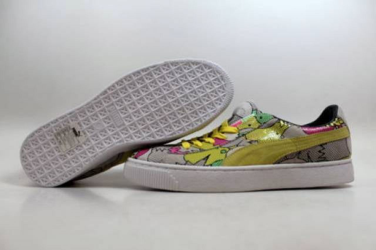 PUMA BASKET 68 DOPE COMICS PRINT LOW SNEAKER MULTI COLOR MEN SHOES SIZE 7.5 NEW