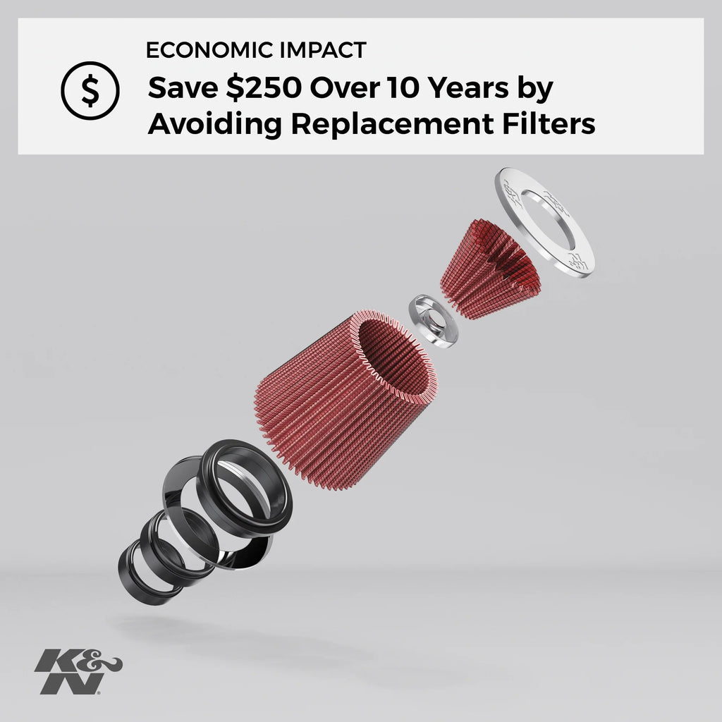K&N Engine Air Filter: High Performance, Premium, Washable, Industrial Replacement Filter, Heavy Duty: E-3027R