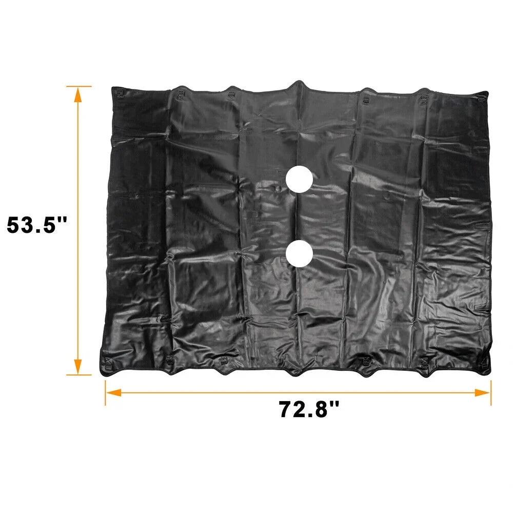 Enjoy Comfort and Sun Protection with Leather Top Sunshade for Jeep Wrangler JK JKU 07-18 - Easy Installation