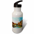 The Grand Canal and the Church of the Salute by Canaletto 1730 - Venice Italy Italian gondola Watercraft 21 oz Sports Water Bottle wb-162555-1