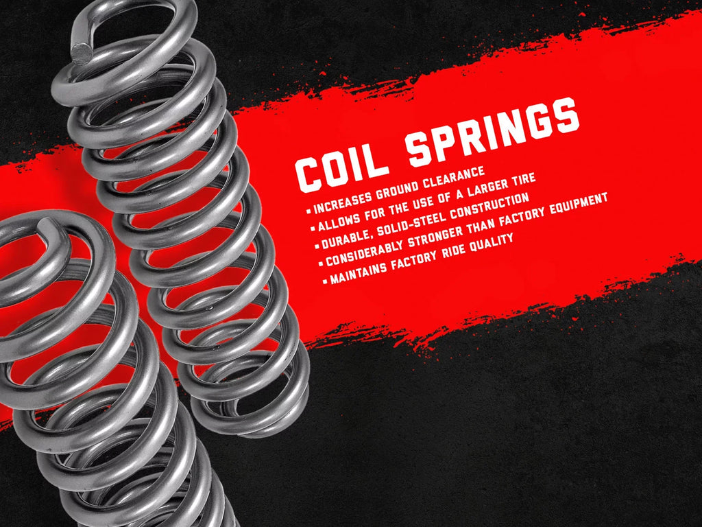 Rough Country 1.5" Leveling Kit (fits) 1980-1996 F150 / Bronco 4WD | Coil Springs Suspension | 9265