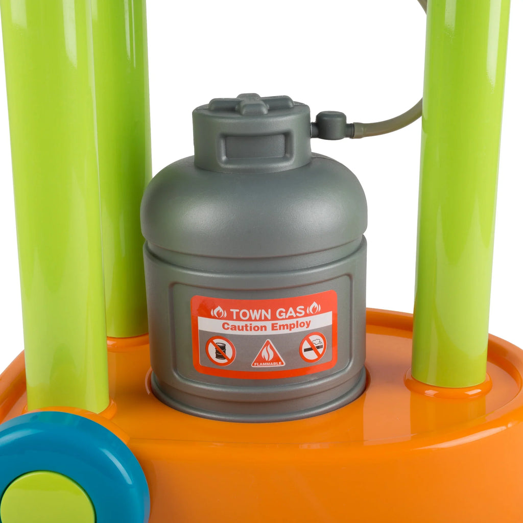 Hey! Play! BBQ Grill Toy Set - Pretend Play Kids Dinner Play Set