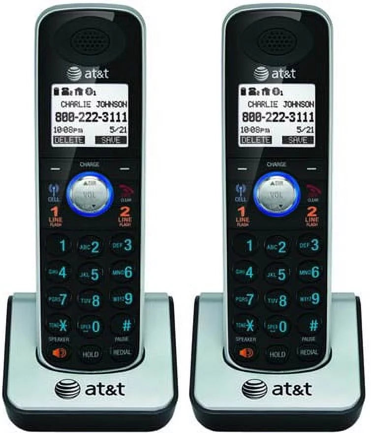 AT&T TL86009 2-Line Operation Handset Speakerphone with Lighted Keypad (2 Pack)