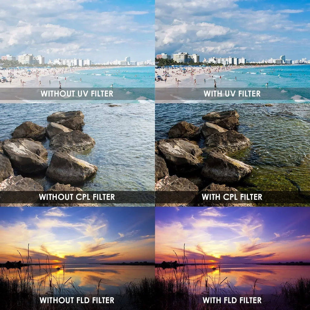 49mm 3PC Filter Kit CPL UV FLD for Pentax 35mm f/2.4 AL Lens