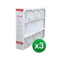 Honeywell FC200E1037 AC Furnace Fitting 20x25x5 Air Filter Merv 11 - 3 Pack