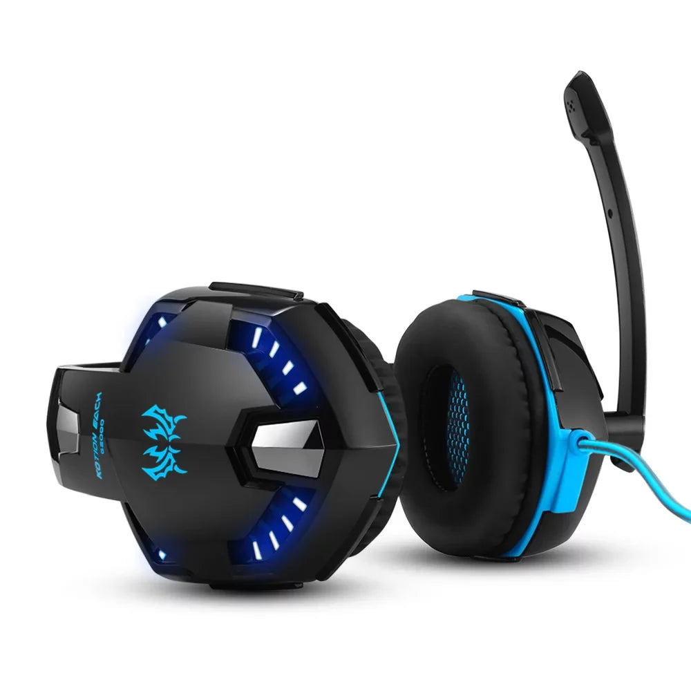 KOTION EACH KOTION EACH G2000 3.5mm Gaming Headset Noise Reduction for PC Laptop Smartphone with Audio Adapter Cable