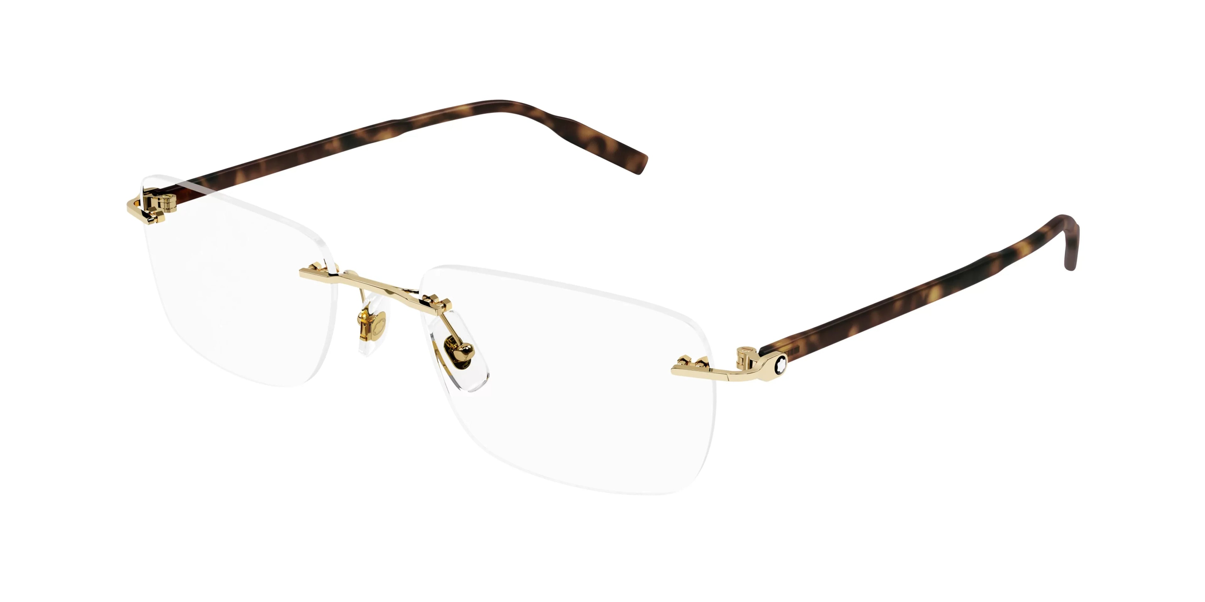 Eyeglasses Montblanc MB 0221 O- 006 / Havana Rimless