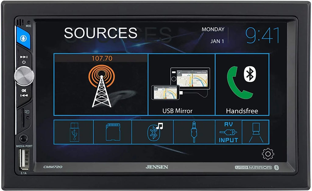 FITS 06-10 DODGE RAM AM/FM USB/BLUETOOTH TOUCHSCREEN CAR RADIO STEREO PKG. INCLUDES VEHICLE SPECIFIC INSTALLATION HARDWARE INCLUDING DASH KIT, WIRE HARNESS, AND ANTENNA ADAPTER WHEN REQIRED.