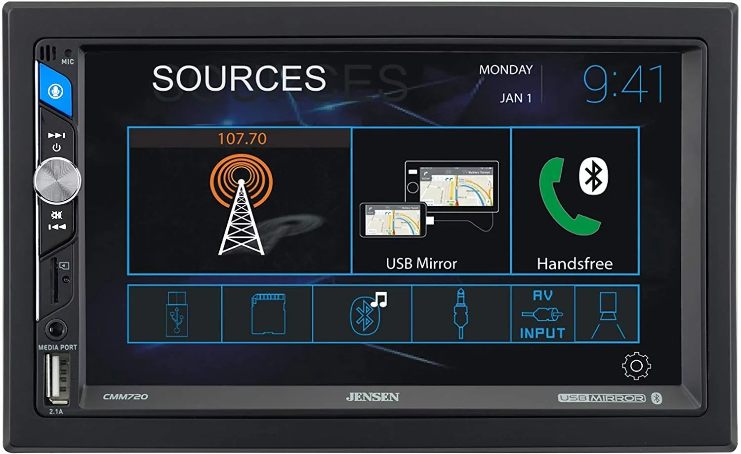 FITS 06-10 DODGE RAM AM/FM USB/BLUETOOTH TOUCHSCREEN CAR RADIO STEREO PKG. INCLUDES VEHICLE SPECIFIC INSTALLATION HARDWARE INCLUDING DASH KIT, WIRE HARNESS, AND ANTENNA ADAPTER WHEN REQIRED.