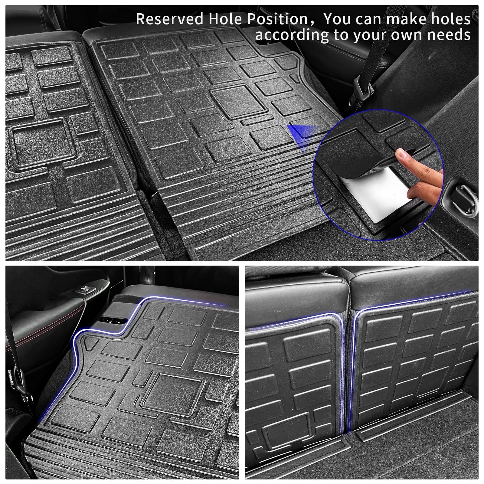 Fit 2019-2023 Jeep Cherokee Cargo Liner Trunk Mat Back Seat Shield Protector 2022 Jeep Cherokee Accessories