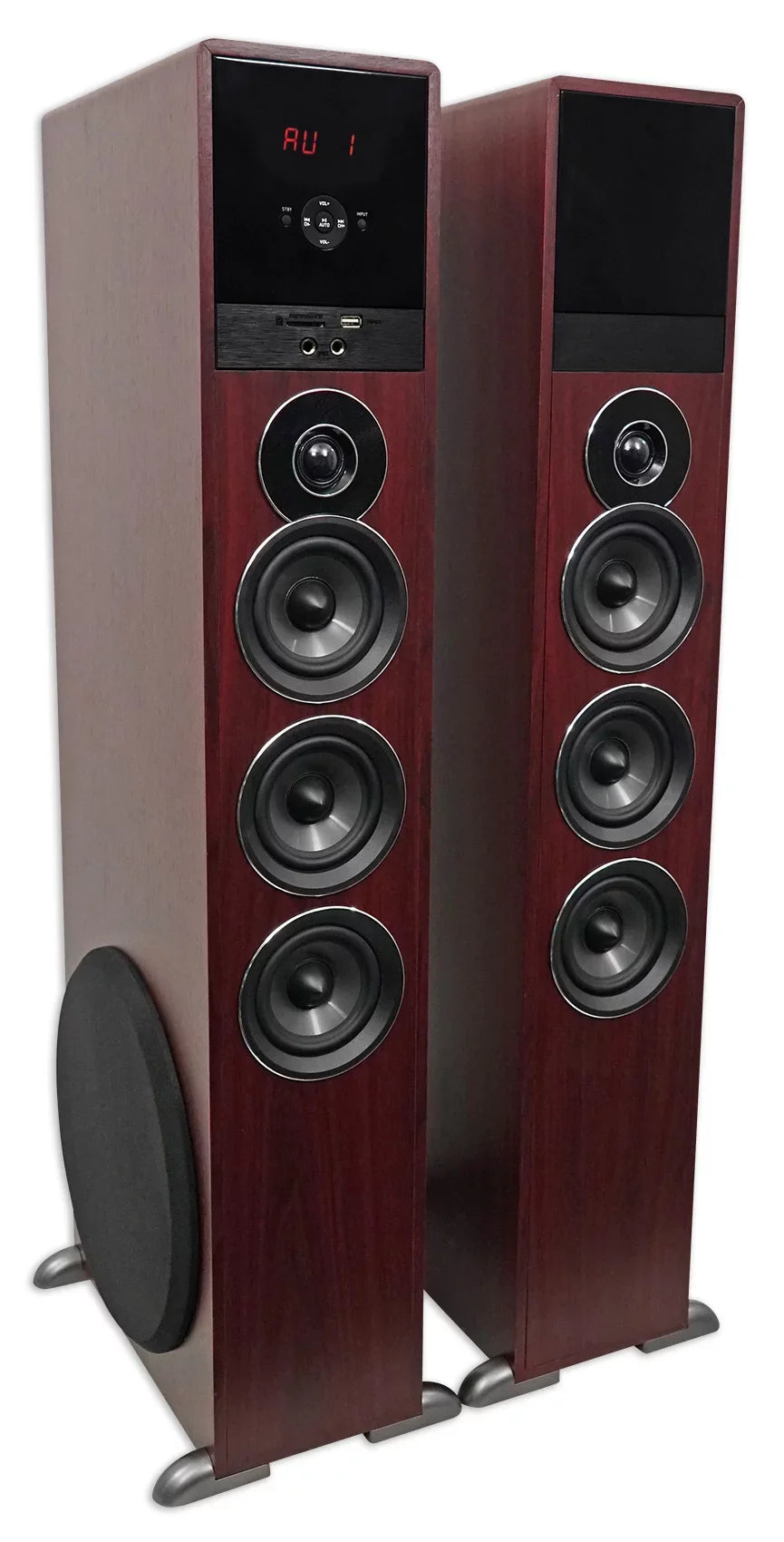 Tower Speaker Home Theater System w/Sub For LG SK8000 Television TV-Wood
