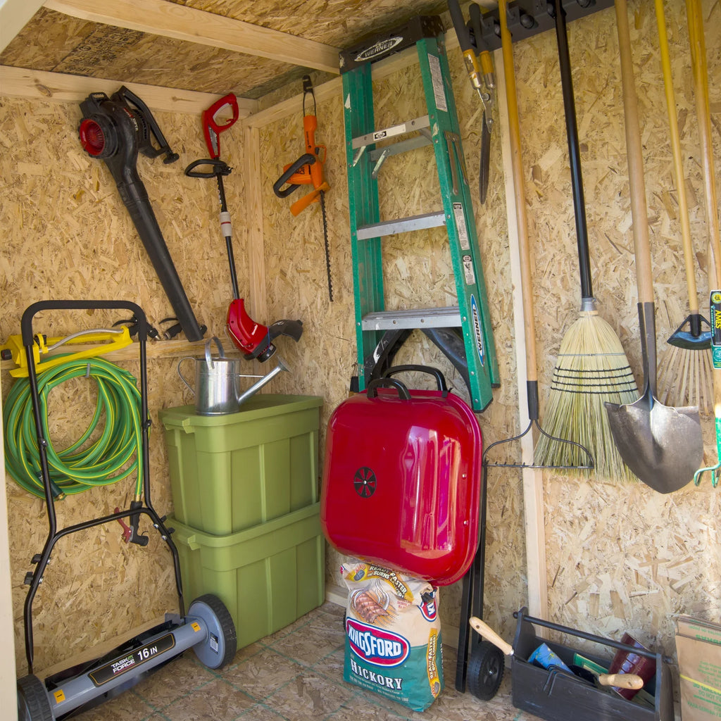 Handy Home Products Fremont 4 ft. x 8 ft. Lean-To Storage Shed