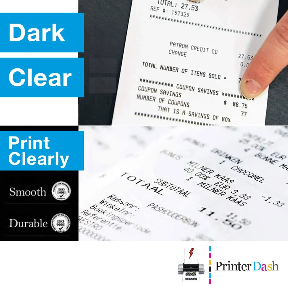 PrinterDash Matching Replacement for Star-Micronics MP-200 Series/MP-235/MP-242/MP-292/MP-512/SP-200 Series/SP-212/SP-242/SP-500/SP-2000 Black/Red P.O.S. Printer Ribbons (6/PK) (30982001BR)