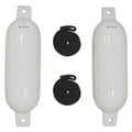 Extreme Max 3006.7201 Ship Inflatable Fender Value 2-Pack - 6.5" x 22", White
