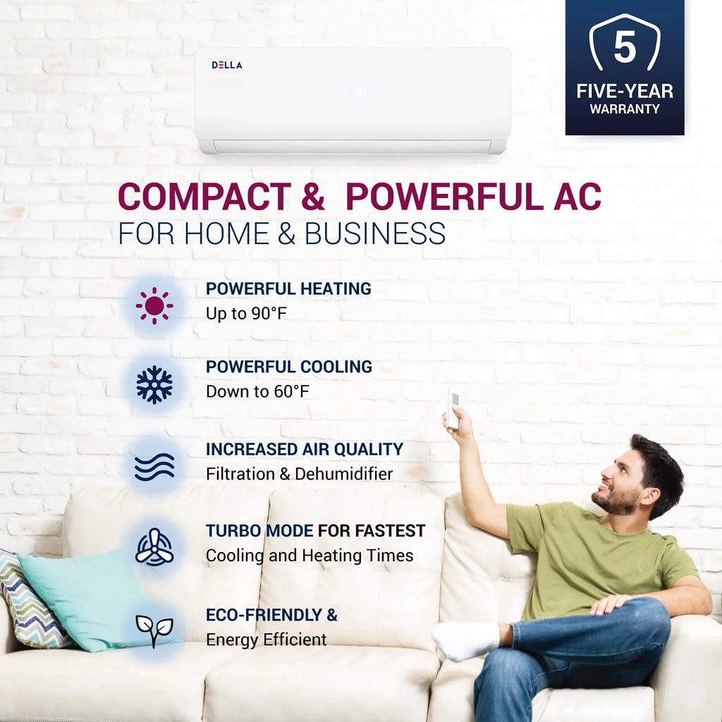 a 27K BTU ODU Tri 3 Zone 9K 9K 9K BTU 20 SEER 208/230V Cools Up to 1200 Sq.Ft Wifi Energy Efficient Multi Zone Ductless Mini Split Air Conditioner Heat Pump Full Set with 16ft Installation Kits