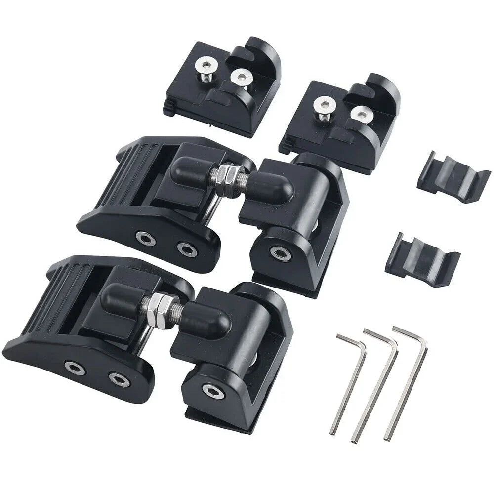 JLLOM Premium Hood Latch Lock Catch Set for Jeep Wrangler JK 07-18 - Reliable Protection and Peace of Mind