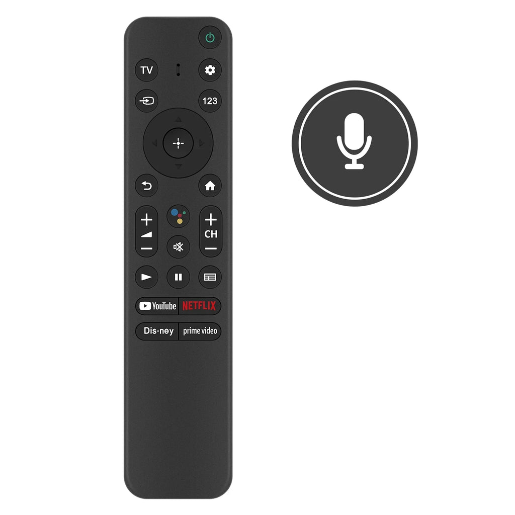 New RMF-TX800U Replace Voice Remote Control fit for Sony 2022 TVS KD55X80CK KD55X80K KD-55X80K KD55X80K KD-55X85K KD43X80K KD-43X80K KD43X85K KD-43X85K