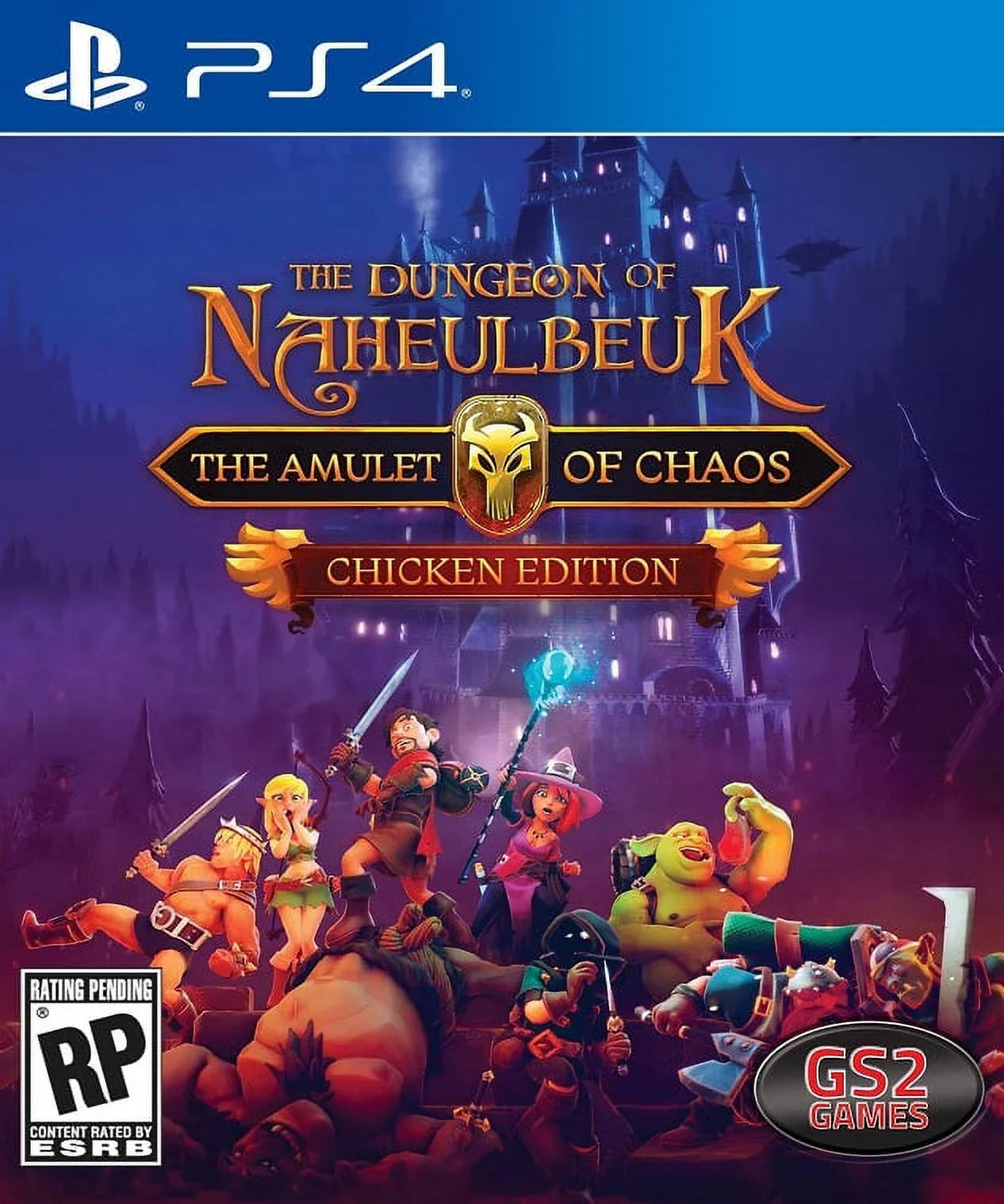 Restored Dungeon of Naheulbeuk: The Amulet of Chaos(Chicken Ed.)(PS4, 2021) (Refurbished)