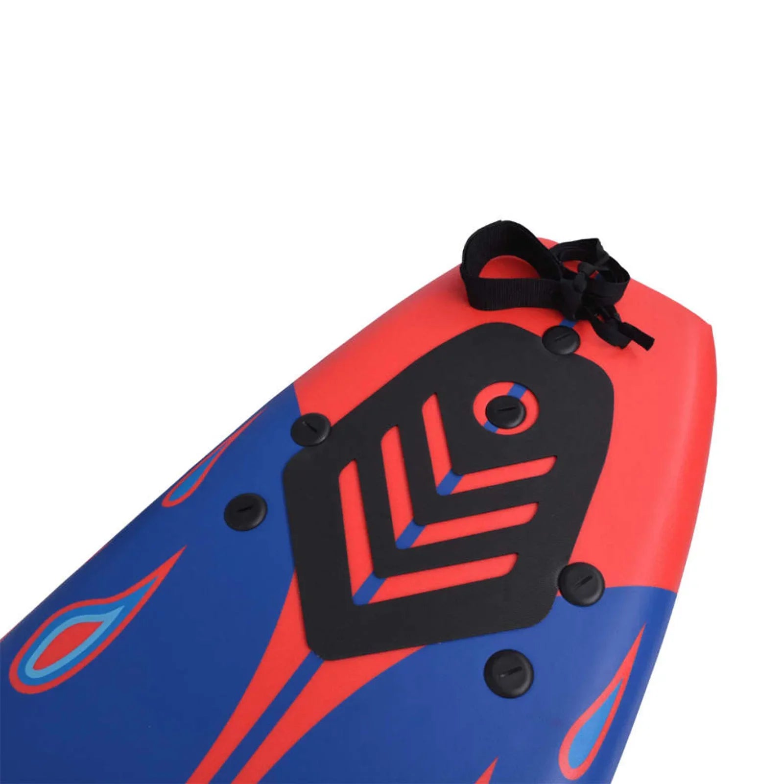 Irfora Surfboard Blue and Red 66.9"