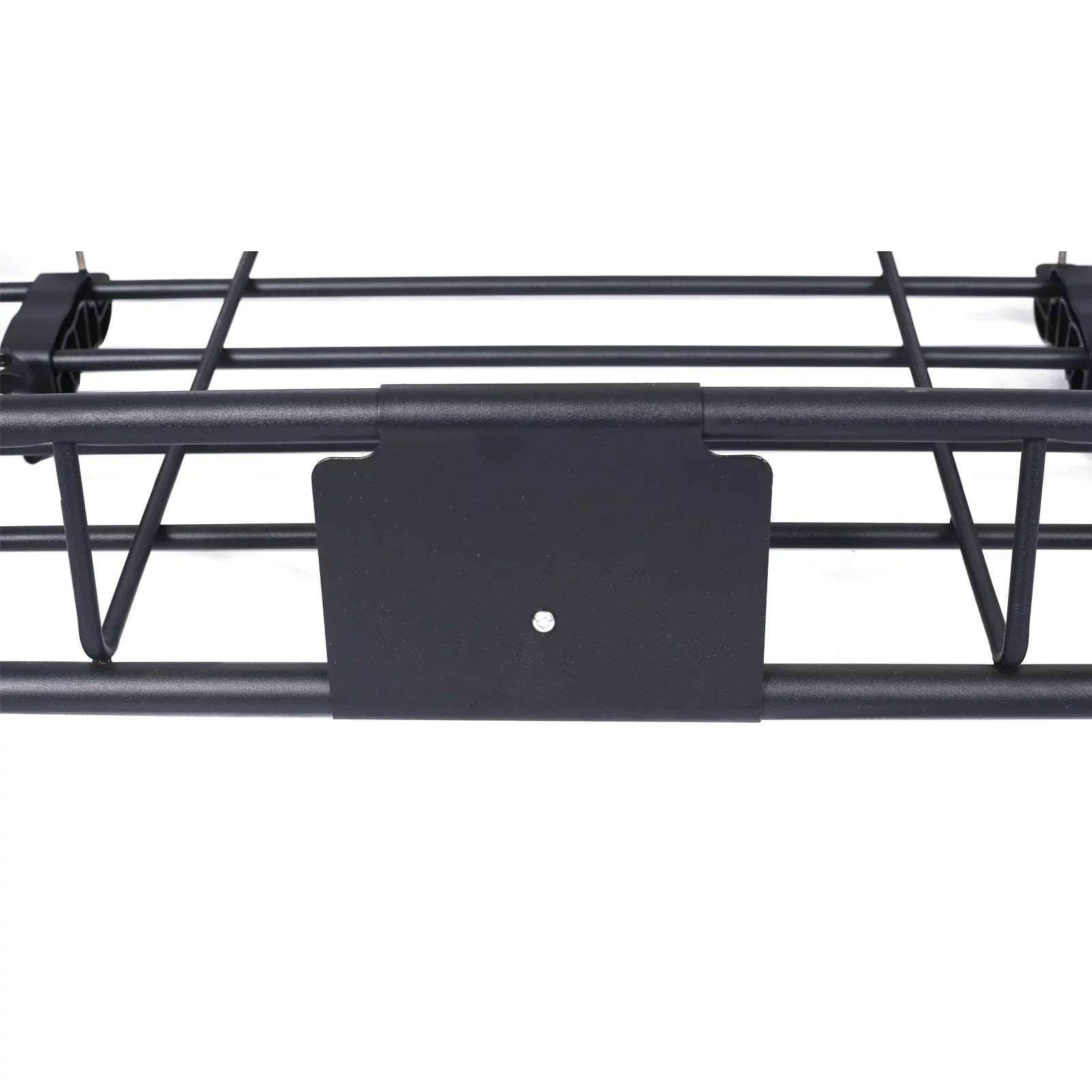 Universal Fit Black Steel Top Mount Roof Rack 43" Heavy-Duty Steel Condition - Rooftop Cargo Carrier Basket