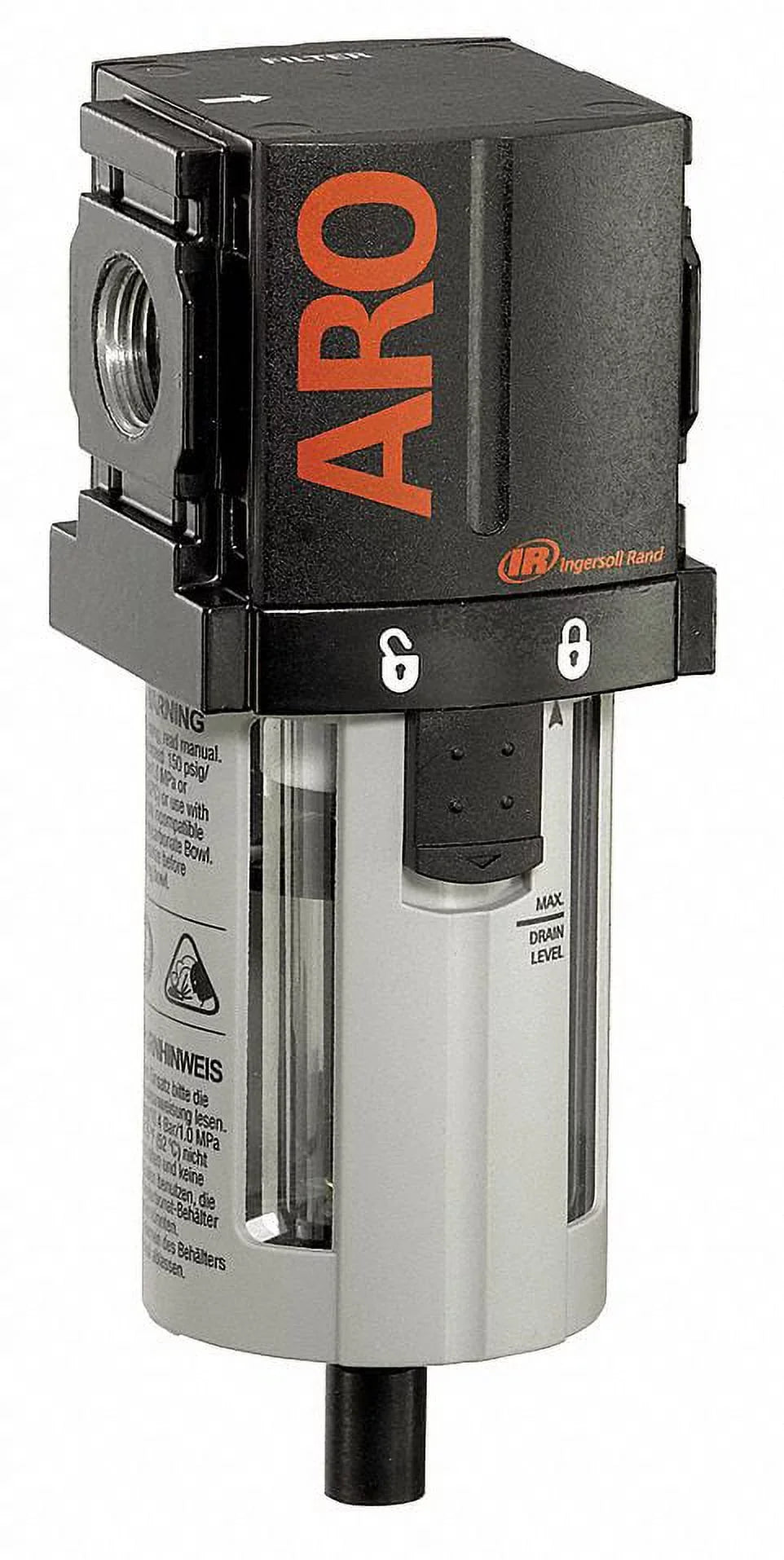 Aro Filter,1/4" NPT,49 cfm,0.3 micron F35121-300