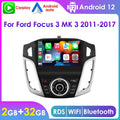 For Ford Focus 2012 2013 2014 2015 2016 2017 Android 12.0 Wifi 2+32GB Car Stereo Radio Head Unit GPS Navigation RDS Carplay Player