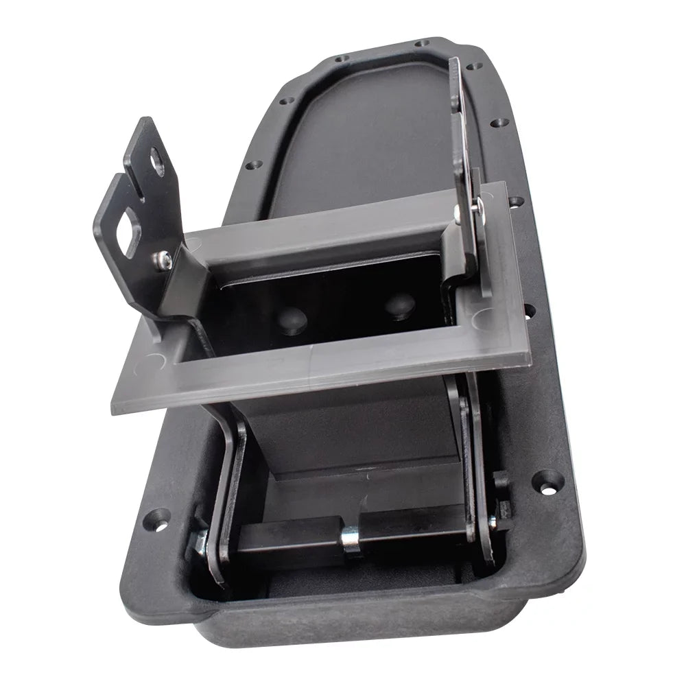 Brock Replacement Dark Gray Full Center Console Armrest Repair Kit Base & Hinges Suitable with 04-11 Ranger Pickup Truck 3L5Z10047A20AAD