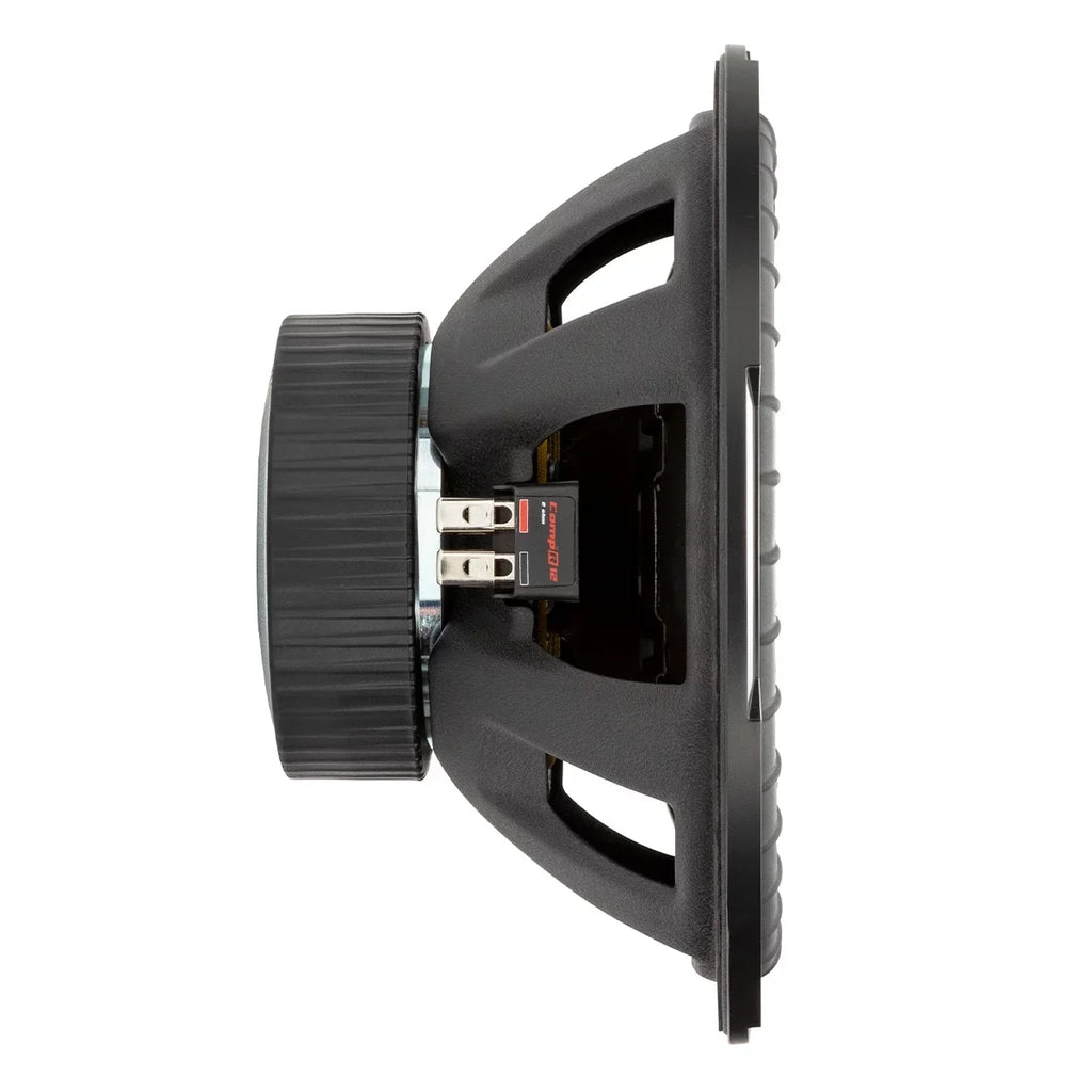 KICKER CompR 12 Inch 4 Ohm DVC 1000W Max Power Car Audio Subwoofer, Black
