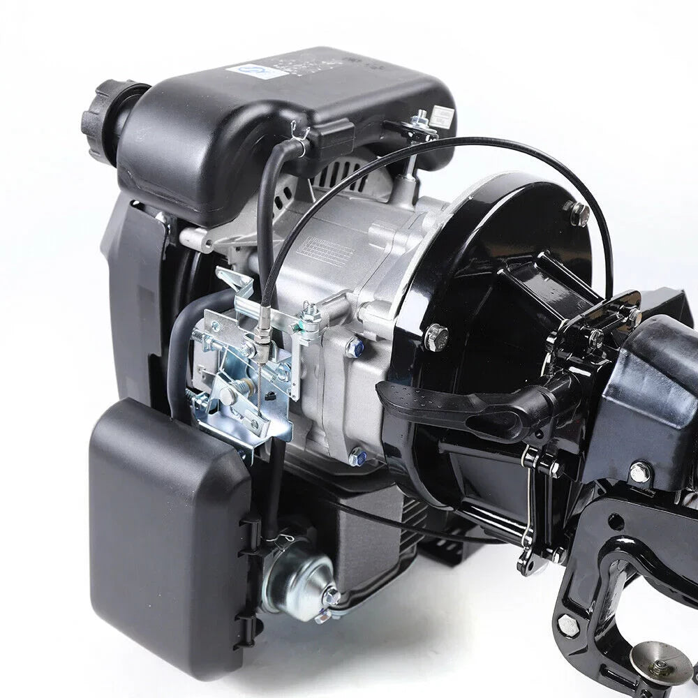 6 HP 4-Stroke Heavy Duty Outboard Motor Fishing Craft Engine Air Cooling System