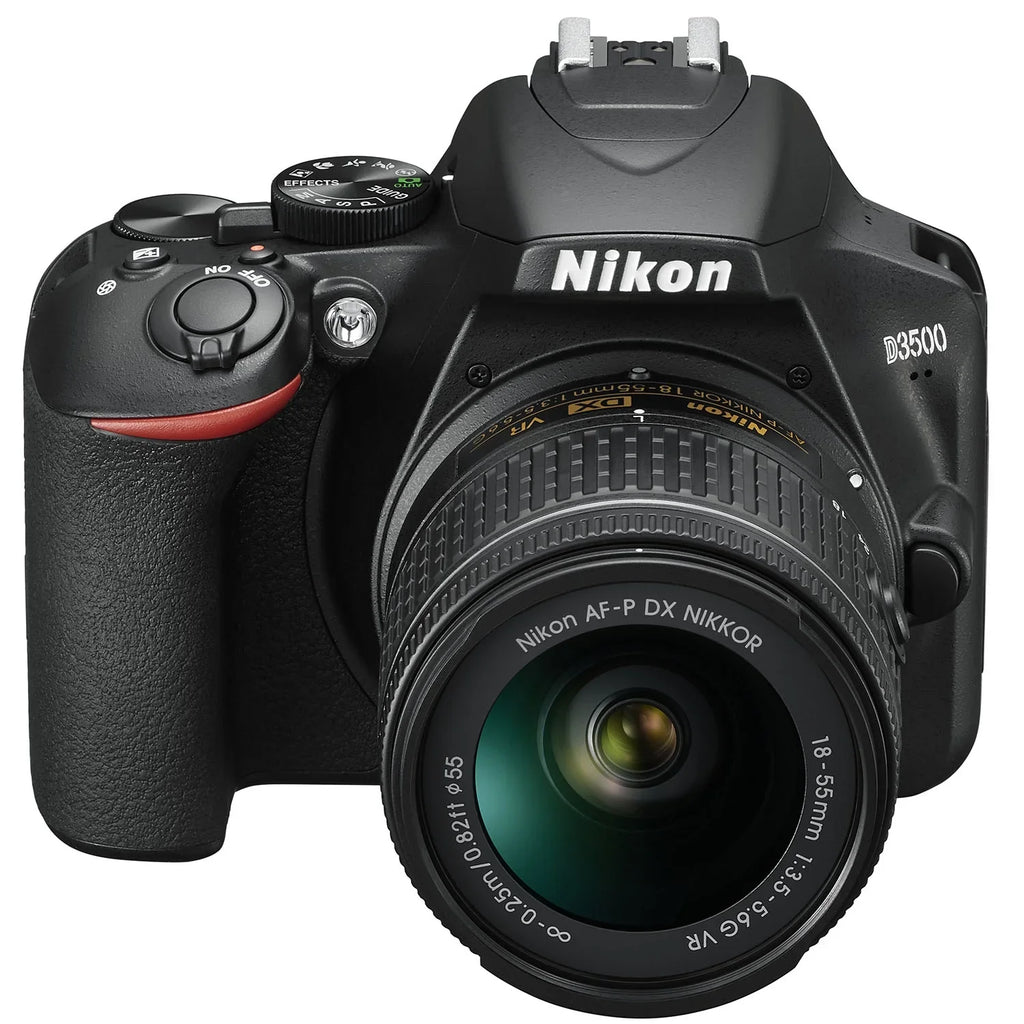 Nikon D3500 DX-Format DSLR Two Lens Kit with AF-P DX NIKKOR 18-55mm f/3.5-5.6G VR & AF-P DX NIKKOR 70-300mm f/4.5-6.3G ED, Black