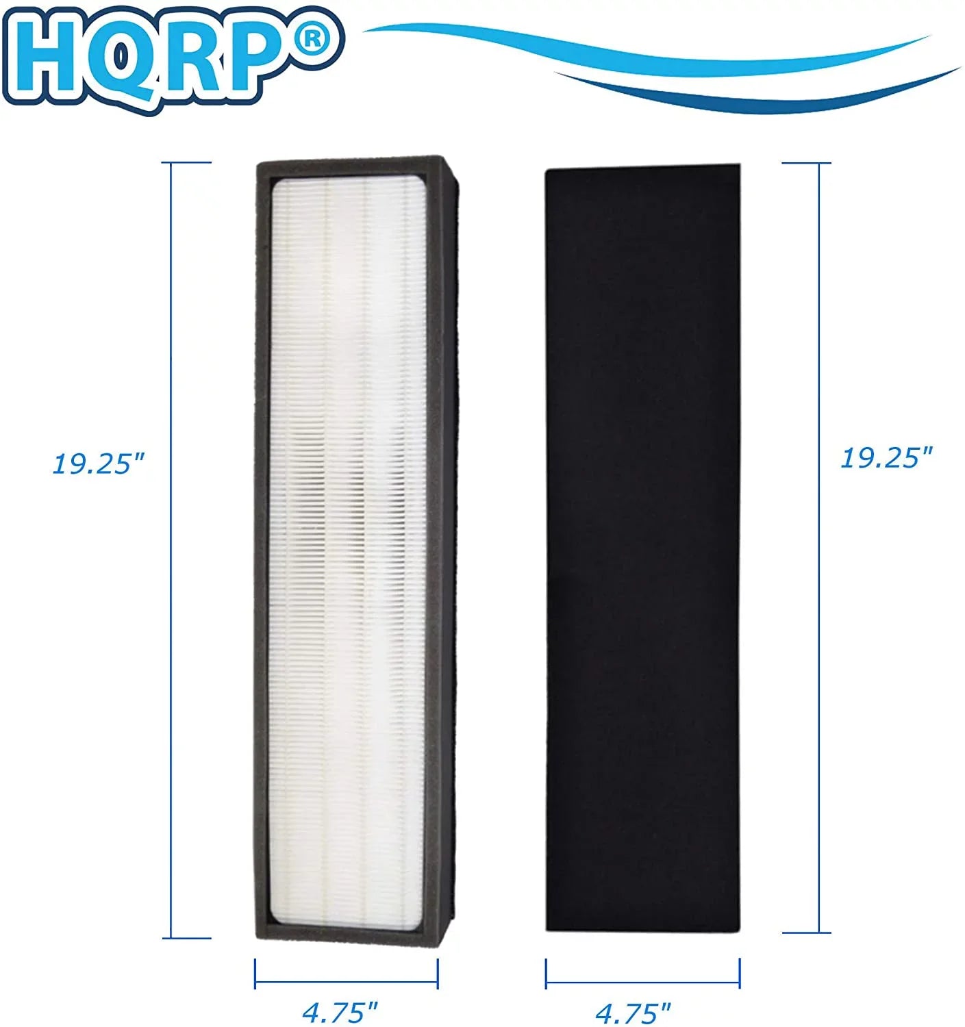 HQRP Kit: 2pcs Filter C & 4-pack Carbon Filters (Reserve) Suitable with GermGuardian AC5300B AC5350W AC5350B AP2800CA AC5000E AC5250 AC5250PT Air Purifiers, FLT5000 Replacement