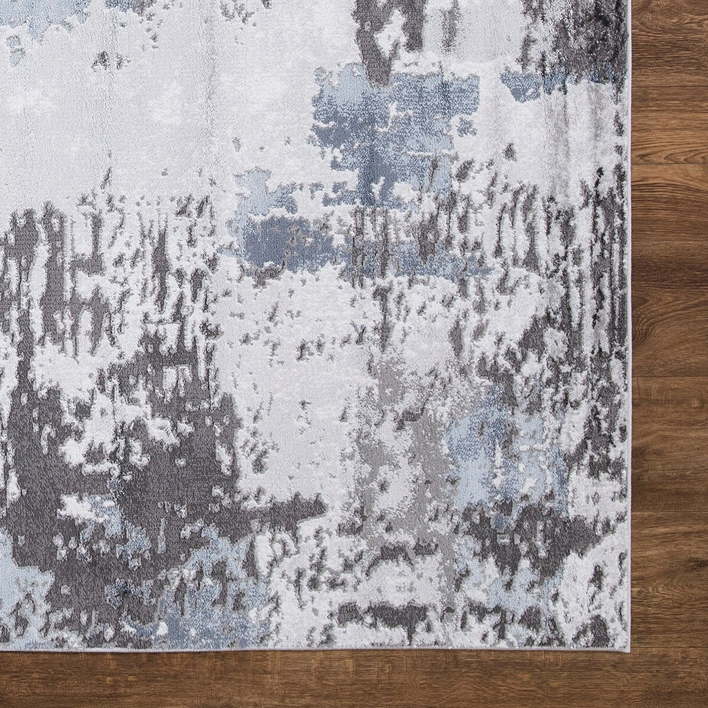 Concord Global Trading 80264 3 x 5 ft. Brighton Pacific Abstract Rectangle Area Rug, Gray