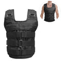Meterk Max Loading 50kg Adjustable Weighted Vest Weight Jacket Oxford Exercise Weight Loading Cloth Strength Training (Empty)